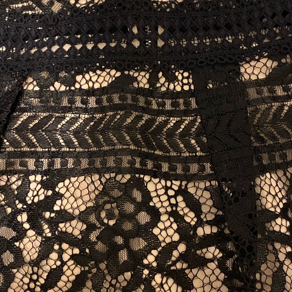 Bebe lace peplum top - Picture 5 of 6